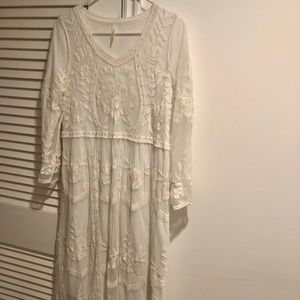 White lace dress